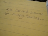 It's the little things that make a teacher's day. Submitted by Megan.